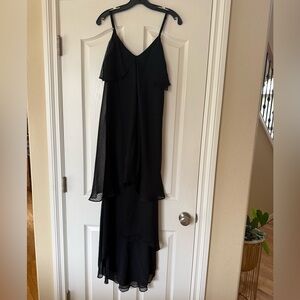 Saks Fifth Avenue Black High Low Dress